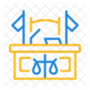 Courtroom Law Justice Icon