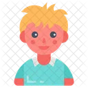 Cousin Young Lad Blond Hair Icon