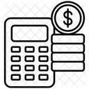 Cout Budget Calculateur Icône