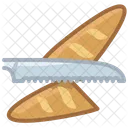 Couteau Baguette Pain Icon