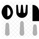 Couteau cuillère fourchette  Icon
