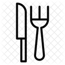 Couteau Et Fourchette Couteau Fourchette Icon