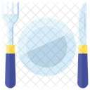 Couverts Diner Couteau Fourchette Icon