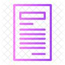 Cover Letter  Icon