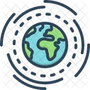 Coverage World Earth Icon