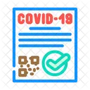 Covid Certificate  Icône