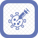 Blutprobe Bluttest Covid Test Symbol