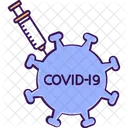 Covid-Impfung  Symbol