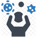 Covid Person Anxiety Virus Icon