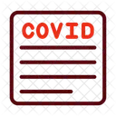 Covid Report Report Coronavirus Icon
