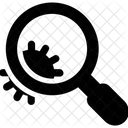 Covid Research Virus Search Bacteria Research Icon