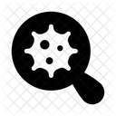 Covid Research Virus Search Bacteria Research Icon