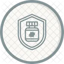 Protection Vaccination Shield Icon
