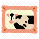 Picture Frame Cow Icon