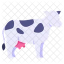 Flat Cow Icon