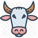Cow Face Animal Icon