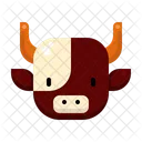 Cow Animal Celebration Icon