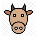 Cow Buffalo Face Icon