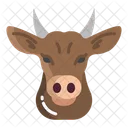 Cow Bull Agriculture Icon