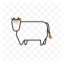 Cow Eid Al Adha Animal Icône