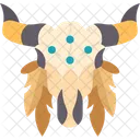 Cow Bull Skull Icon