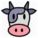 Cow Cattle Animal Wildlife Mammal Avatar Farm Icon