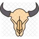 Cow Skull Horn Icon