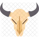 Cow Skull Horn Icon