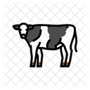 Cow Standing Farm Icon