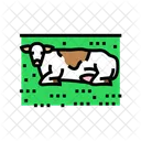 Cow Lying Down Icon