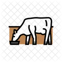 Cow Drinking Water Icon