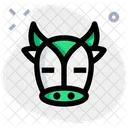 Cow Closed Eyes  Icon