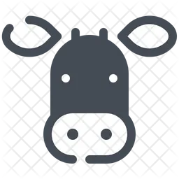 Cow face  Icon