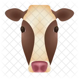 Cow Face  Icon