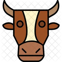 Cow Face  Icon