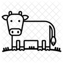 Cow Farm Farm Rural Icon