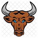 Cow Mascot Cow Face Taurus Head Icon