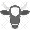 Cow Head Animal Icon