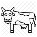Cow Farm Cattle Icon