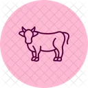 Cow In Field Cow Field Icon