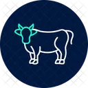 Cow in field  Icon