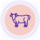 Cow In Field Cow Field Icon