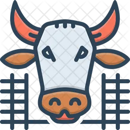 Cow In Shed  Icon