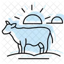 Cow In Sunset Cow Sunset Icon