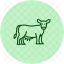 Cow On Organic Grass Cow Organic Icon