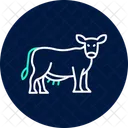 Cow On Organic Grass Cow Organic Icon