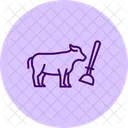 Cow Shed Cleaning Cow Shed Icon