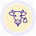 Cow With Bell Cow Bell Icon
