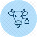 Cow With Bell Cow Bell Icon