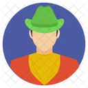 Cowboy Hat Boots Icon